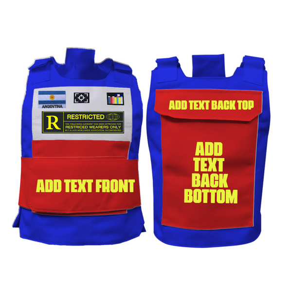 Custom vest in Multi Colors for Pocket, Belt and Velcro Patches