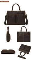 F.N.JACK Real leather briefcase Shoulder bag